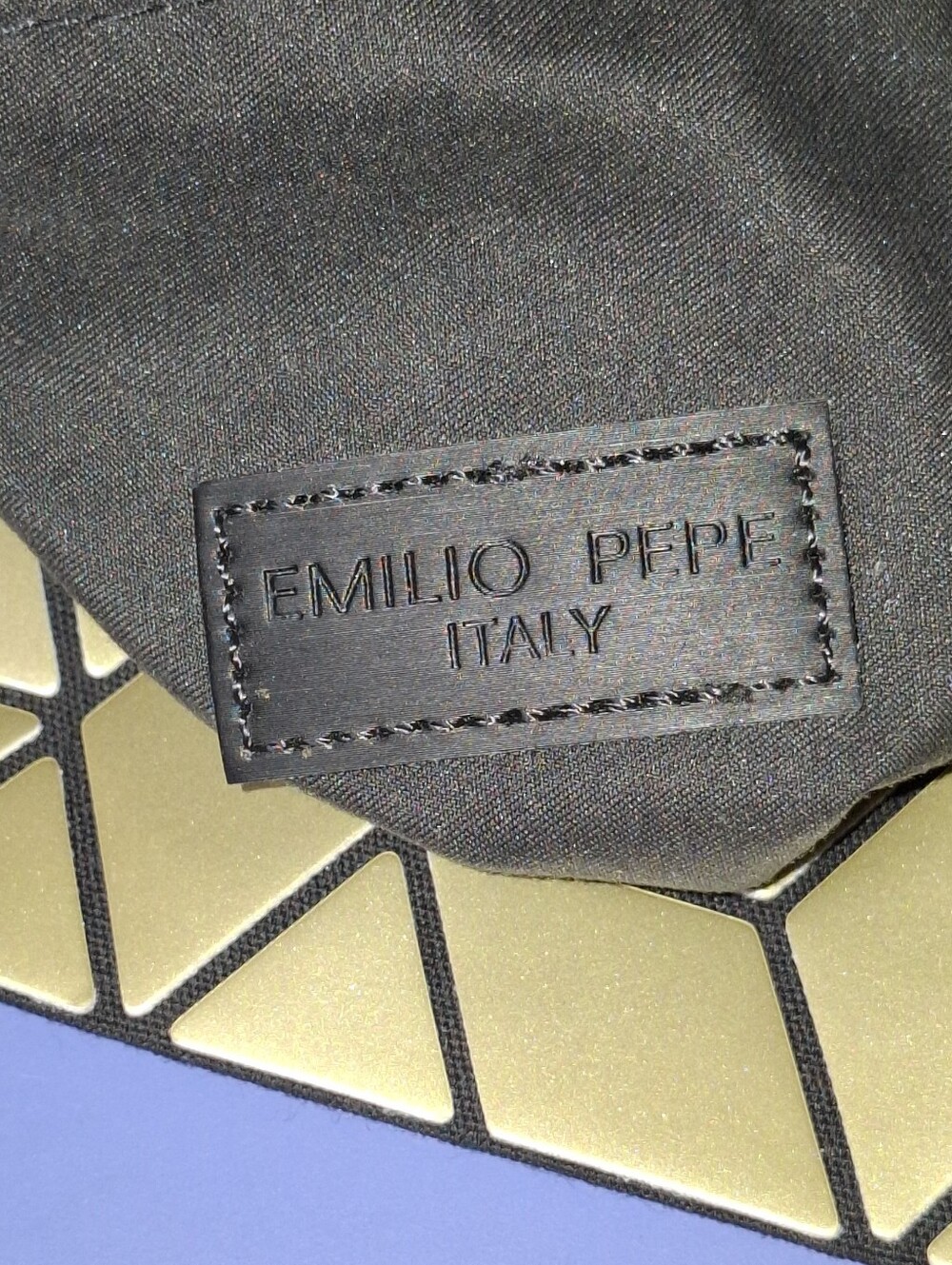 Emilio Pepe Italy 3D Geometric Tote Bag- EUC - Picture 10 of 12